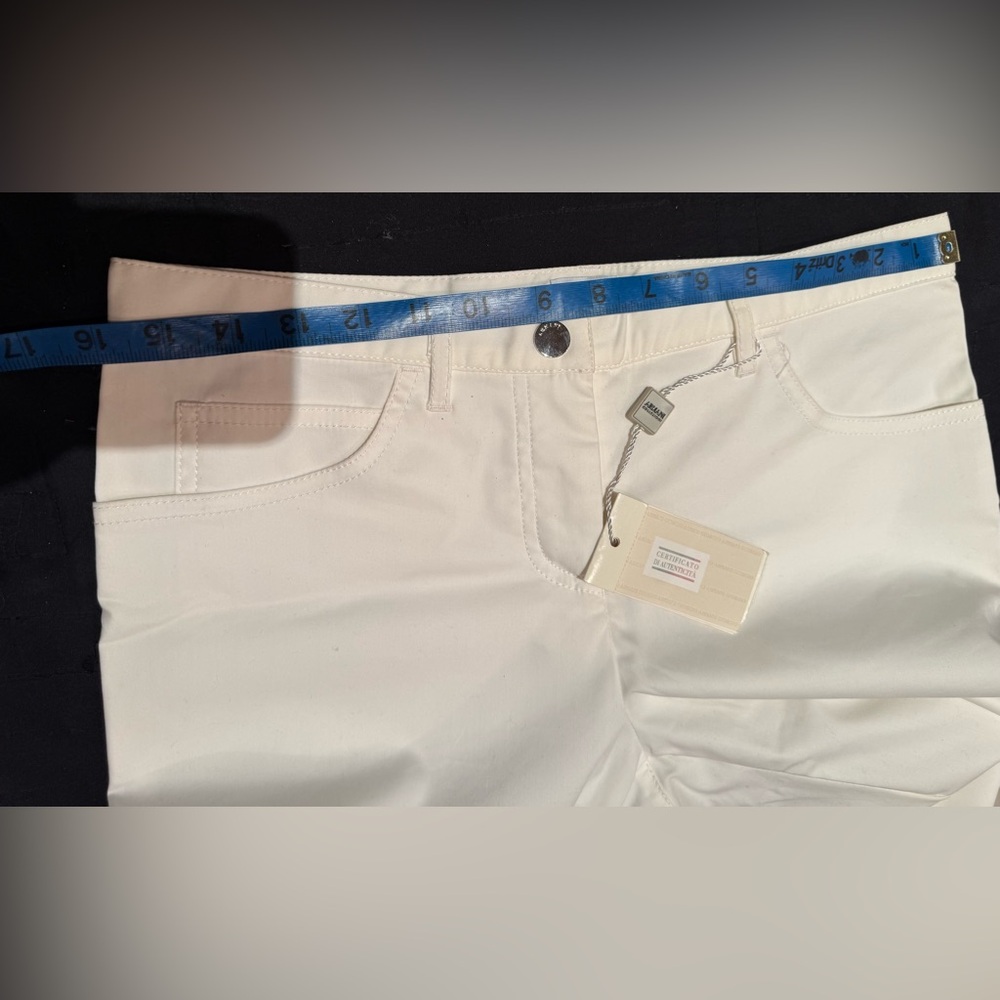 ❤️ NWT ARMANI COLLEZIONI Women’s White Straight-Leg Pants. Size:6 - Picture 16 of 16